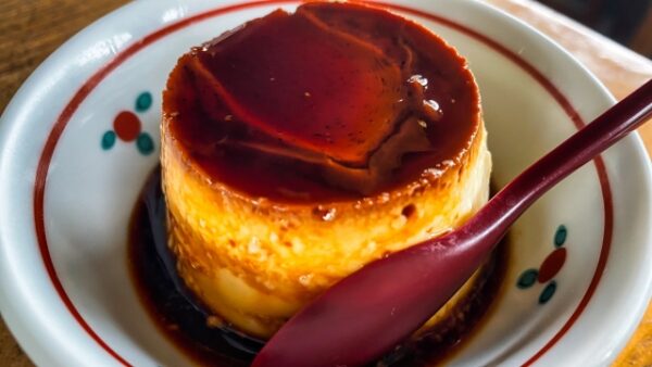 別府温泉名物、地獄蒸しプリン