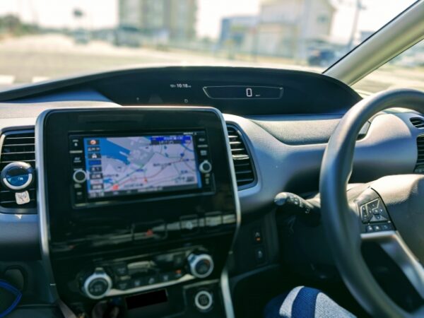 車のナビの画像