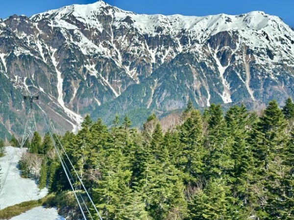 新穂高ロープウェイから望む北アルプスの絶景
