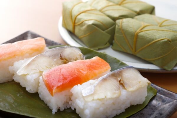 奈良名物。柿の葉寿司
