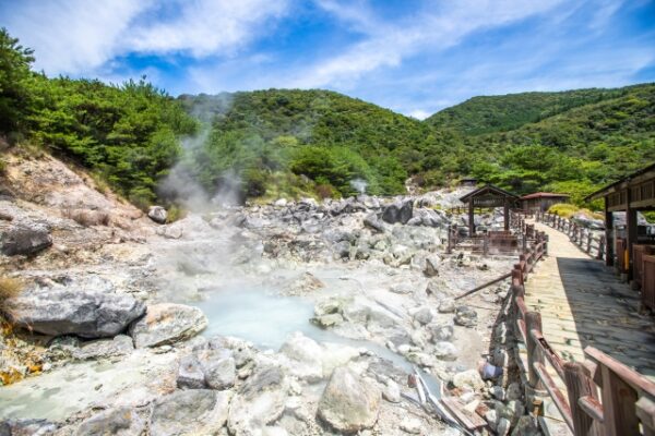雲仙地獄の風景