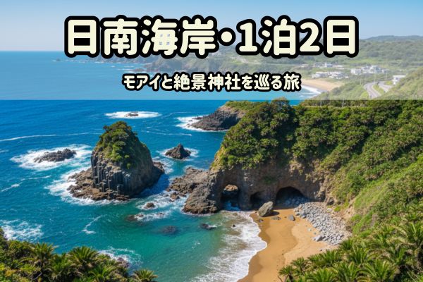 日南海岸1泊2日モデルコース：モアイと絶景神社を巡る旅