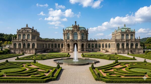 ドイツの宮殿を忠実に再現した、有田ポーセリンパークの絶景。