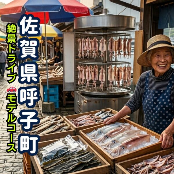 佐賀県呼子町の朝市風景のアイキャッチ画像