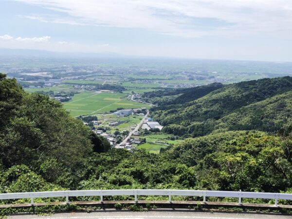 さざんか千坊館からの佐賀平野の絶景